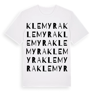 Klemyra ordlek t-shirt – ekologisk bomull t-shirt från Pinshirt