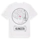 White t-shirt med Klingsta t-shirt