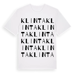 Klinta ordlek t-shirt – ekologisk bomull t-shirt från Pinshirt