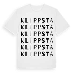 Klippsta ordlek t-shirt – ekologisk bomull t-shirt från Pinshirt