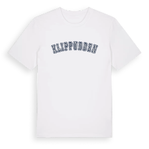 Klippudden college t-shirt – ekologisk bomull t-shirt från Pinshirt