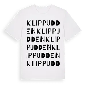 Klippudden ordlek t-shirt – ekologisk bomull t-shirt från Pinshirt
