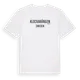 White t-shirt med Klockarängen i Sverige t-shirt