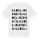 Klockarens näsa ordlek t-shirt