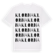 Klorna ordlek t-shirt