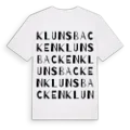 Klunsbacken ordlek t-shirt