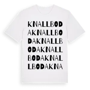 Knallboda ordlek t-shirt – ekologisk bomull t-shirt från Pinshirt
