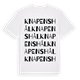 Knapens hål ordlek t-shirt