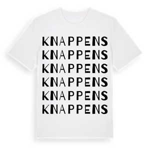 Knappens ordlek t-shirt – ekologisk bomull t-shirt från Pinshirt