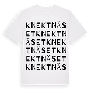 Knektnäset ordlek t-shirt – ekologisk bomull t-shirt från Pinshirt