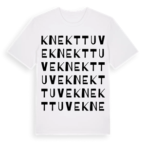 Knekttuve ordlek t-shirt – ekologisk bomull t-shirt från Pinshirt