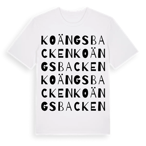 Koängsbacken ordlek t-shirt – ekologisk bomull t-shirt från Pinshirt