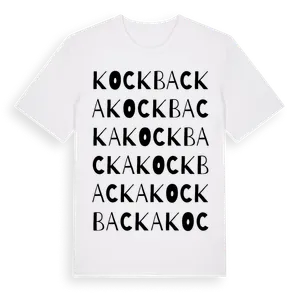 Kockbacka ordlek t-shirt – ekologisk bomull t-shirt från Pinshirt