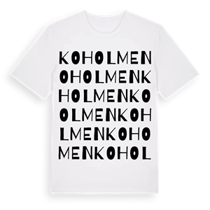 Koholmen ordlek t-shirt – ekologisk bomull t-shirt från Pinshirt