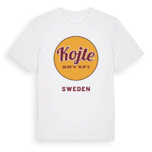Kojte cirkel t-shirt – ekologisk bomull t-shirt från Pinshirt