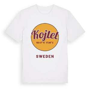 Kojtet cirkel t-shirt – ekologisk bomull t-shirt från Pinshirt