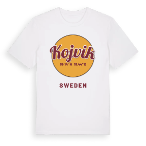 Kojvik cirkel t-shirt – ekologisk bomull t-shirt från Pinshirt