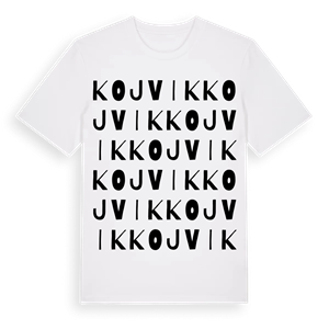 Kojvik ordlek t-shirt – ekologisk bomull t-shirt från Pinshirt