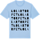 Blue Soul t-shirt med Kolartorpet ordlek t-shirt