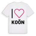 Jag älskar Koön t-shirt stort tryck