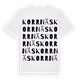 Korrnäs ordlek t-shirt