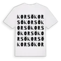 Korsö ordlek t-shirt