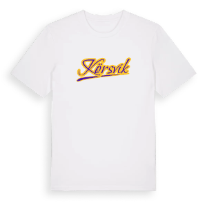 Körsvik baseball t-shirt – ekologisk bomull t-shirt från Pinshirt