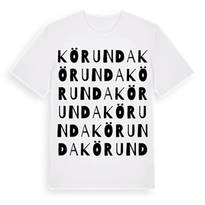 Körunda ordlek t-shirt – ekologisk bomull t-shirt från Pinshirt