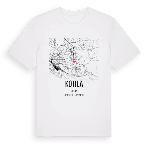 Kottla karta t-shirt – ekologisk bomull t-shirt från Pinshirt