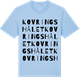 Blue Soul t-shirt med Kovringshålet ordlek t-shirt