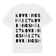 Kovringshålet ordlek t-shirt