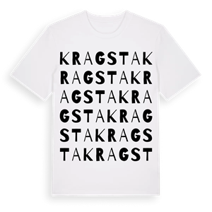 Kragsta ordlek t-shirt – ekologisk bomull t-shirt från Pinshirt