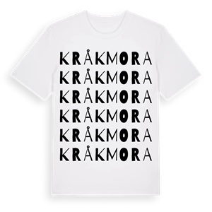 Kråkmora ordlek t-shirt – ekologisk bomull t-shirt från Pinshirt