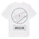 White t-shirt med Krigslida t-shirt
