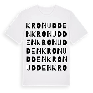 Kronudden ordlek t-shirt – ekologisk bomull t-shirt från Pinshirt