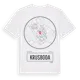 White t-shirt med Krusboda t-shirt