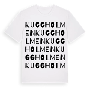 Kuggholmen ordlek t-shirt – ekologisk bomull t-shirt från Pinshirt