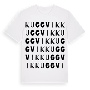Kuggvik ordlek t-shirt – ekologisk bomull t-shirt från Pinshirt