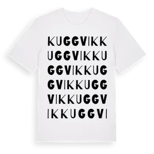 Kuggvik ordlek t-shirt – ekologisk bomull t-shirt från Pinshirt