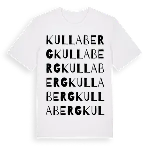 Kullaberg ordlek t-shirt – ekologisk bomull t-shirt från Pinshirt