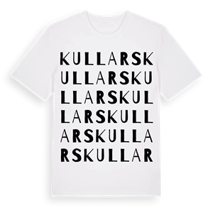 Kullars ordlek t-shirt – ekologisk bomull t-shirt från Pinshirt