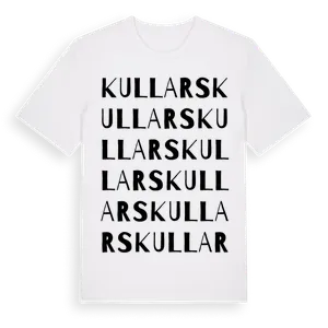 Kullars ordlek t-shirt – ekologisk bomull t-shirt från Pinshirt