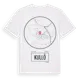White t-shirt med Kullö t-shirt