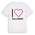 Jag älskar Kullungen t-shirt stort tryck