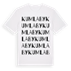 Kumla by ordlek t-shirt