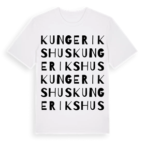 Kung Eriks Hus ordlek t-shirt – ekologisk bomull t-shirt från Pinshirt