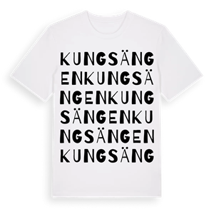 Kungsängen ordlek t-shirt – ekologisk bomull t-shirt från Pinshirt