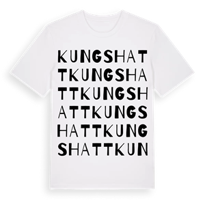 Kungshatt ordlek t-shirt – ekologisk bomull t-shirt från Pinshirt