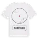 White t-shirt med Kungshatt t-shirt