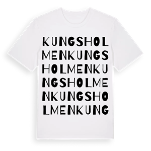 Kungsholmen ordlek t-shirt – ekologisk bomull t-shirt från Pinshirt